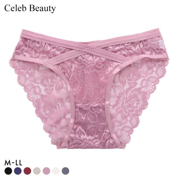 セレブビューティー Celeb Beauty レース ショーツガードル 補正下着 お腹押さえ ソフト 単品 総レース
