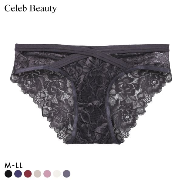 セレブビューティー Celeb Beauty レース ショーツガードル 補正下着 お腹押さえ ソフト 単品 総レース