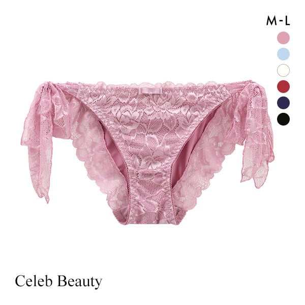 セレブビューティー Celeb Beauty ひもパン レースリボンショーツ ML 足口開放 ふんどしショーツ リラックス ストレスフリー むくみ