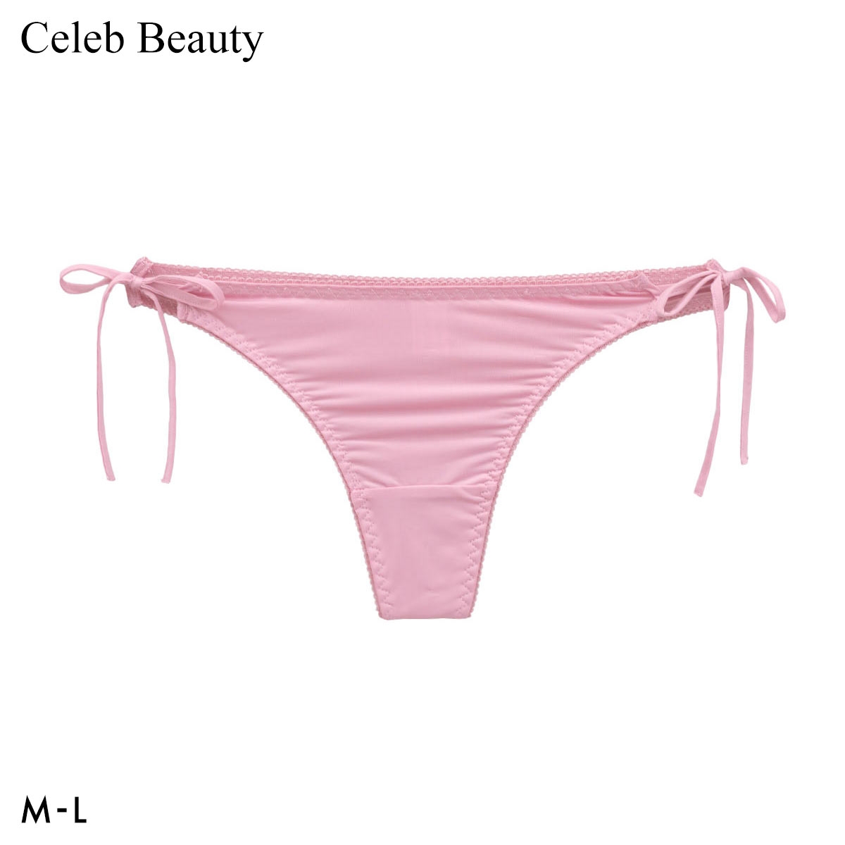 セレブビューティー プレーン 紐Tバック サイひもショーツ ヒモぱん 単品 Celeb Beauty(PI-ピンク-M)