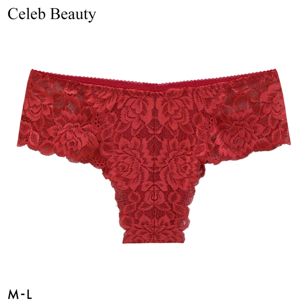 セレブビューティー レース ハーフバック ショーツ 総レース Tバック チーキー 単品 Celeb Beauty