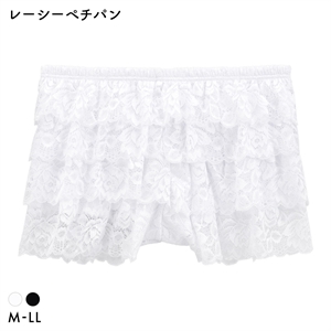 レーシーぺチパン ふりふり 見せパン フリル ショートパンツ M L LL 1分丈 パジャマ ペチパン インナーボトム コスプレ