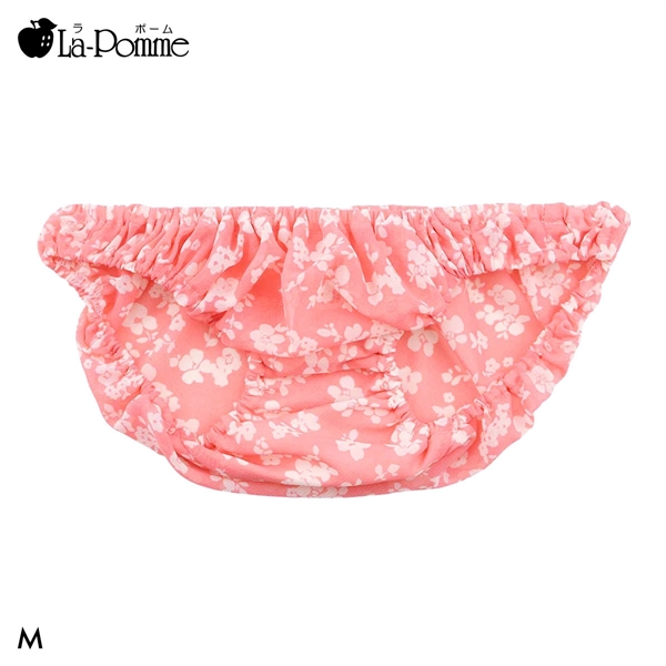 ラポーム La-Pomme by petite mignon 花柄 インゴム フルバック ショーツ レディース 日本製