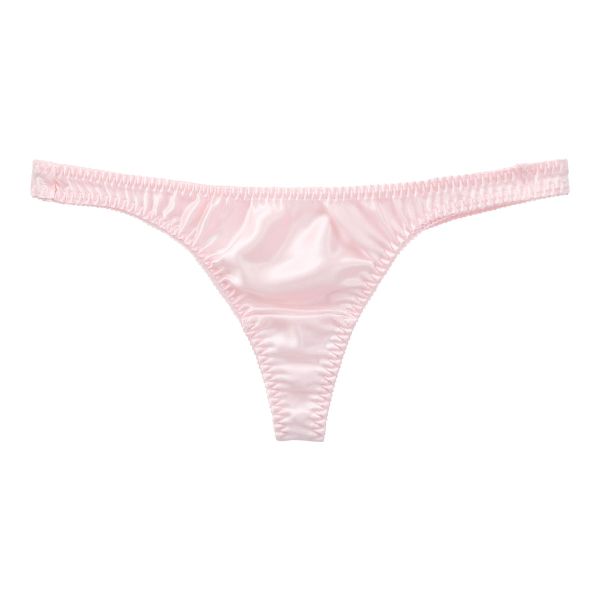 ラポーム La-Pomme サテン地 Tバック ショーツ レディース 日本製 単品