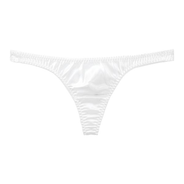 ラポーム La-Pomme サテン地 Tバック ショーツ レディース 日本製 単品