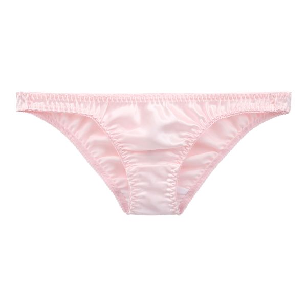 ラポーム La-Pomme サテン地 フルバック ショーツ レディース 日本製 単品