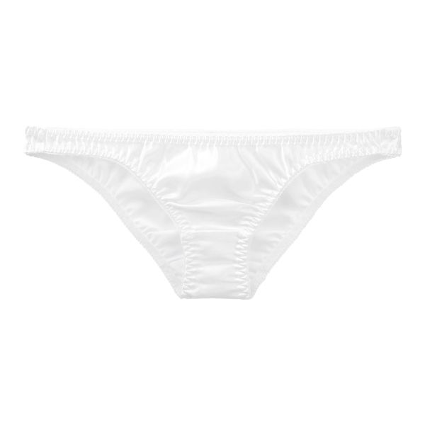 ラポーム La-Pomme サテン地 フルバック ショーツ レディース 日本製 単品