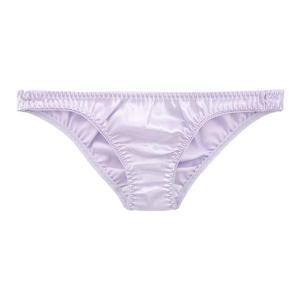 ラポーム La-Pomme サテン地 フルバック ショーツ レディース 日本製 単品