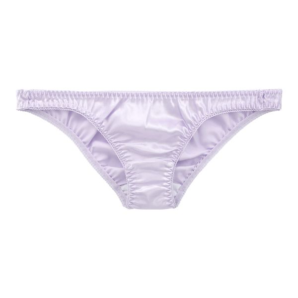 ラポーム La-Pomme サテン地 フルバック ショーツ レディース 日本製 単品