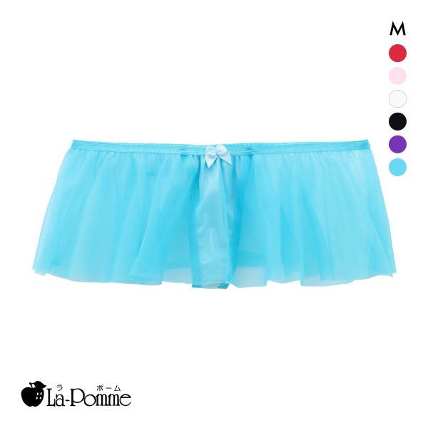 ラポーム フェリカ生地 スカート付き Tバック ショーツ レディース 日本製 La-Pomme