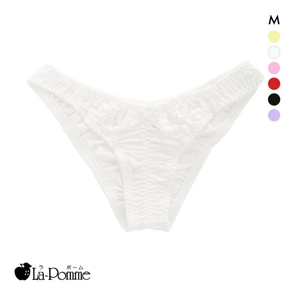 ラポーム くい込み フルバック ショーツ レディース 日本製 La-Pomme