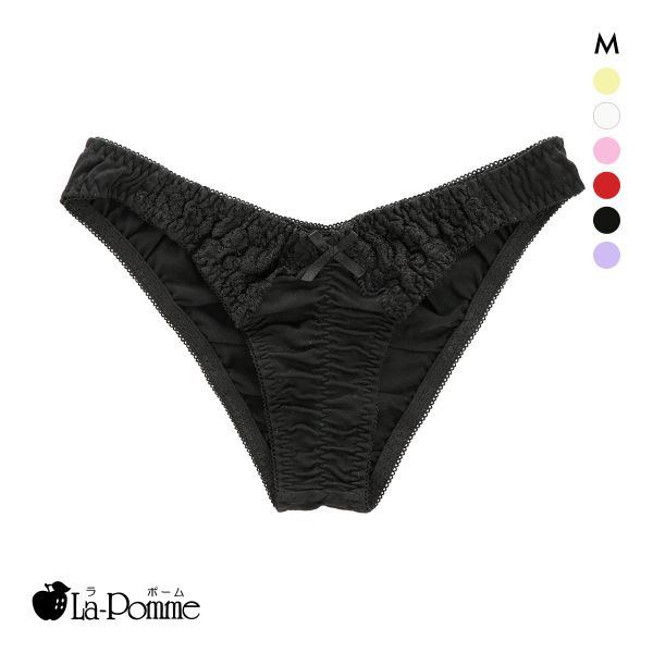 ラポーム くい込み フルバック ショーツ レディース 日本製 La-Pomme