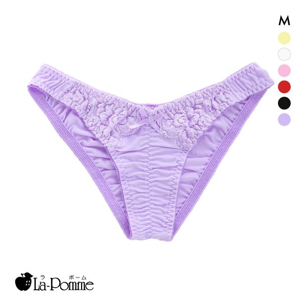 ラポーム くい込み フルバック ショーツ レディース 日本製 La-Pomme