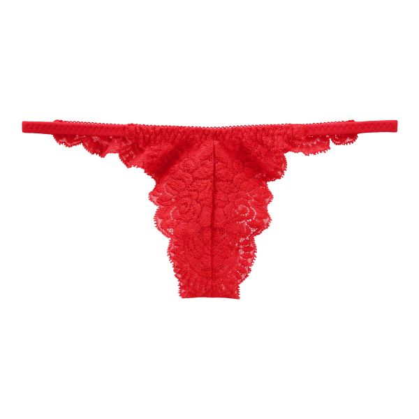 ラポーム La-Pomme サイドバインダー 総レース Tバック ショーツ レディース 日本製 単品