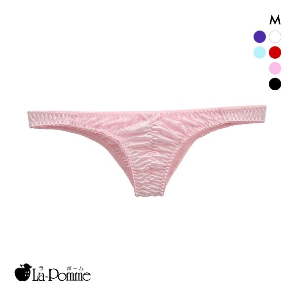 ラポーム くい込み レース ハーフバック ショーツ レディース 日本製 La-Pomme