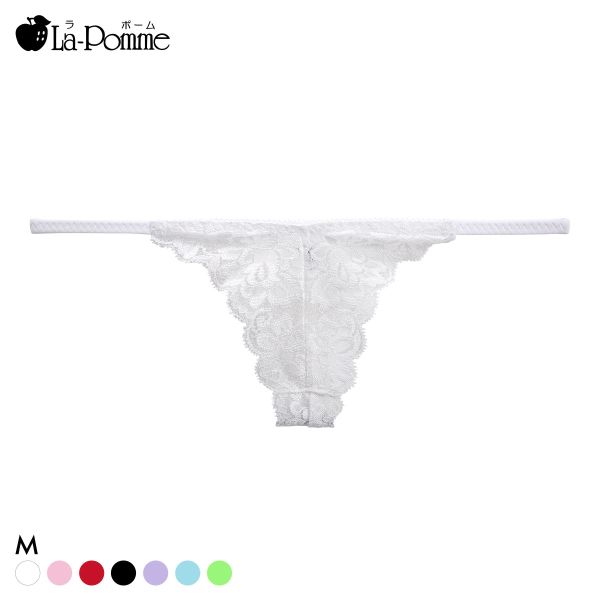 ラポーム 極小 レース Tバック ショーツ レディース 日本製 La-Pomme