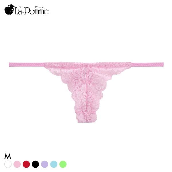 ラポーム 極小 レース Tバック ショーツ レディース 日本製 La-Pomme