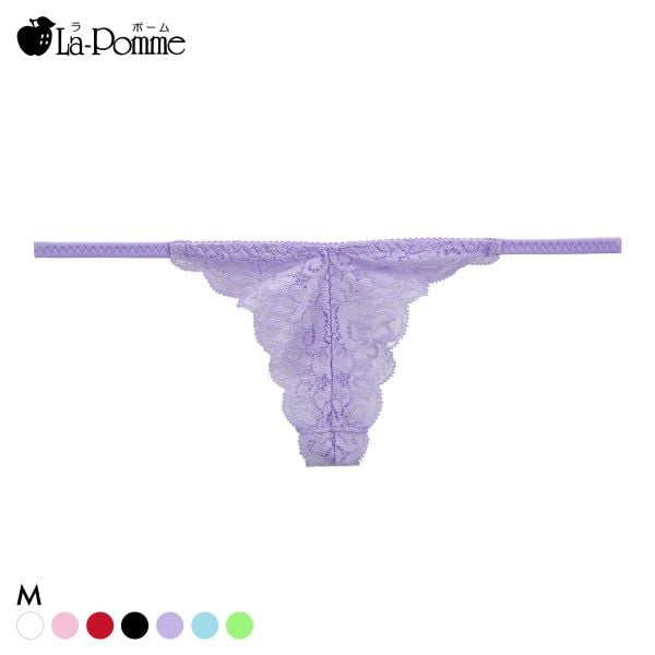 ラポーム 極小 レース Tバック ショーツ レディース 日本製 La-Pomme
