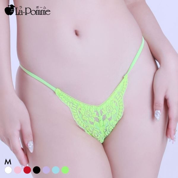 ラポーム 極小 レース Tバック ショーツ レディース 日本製 La-Pomme