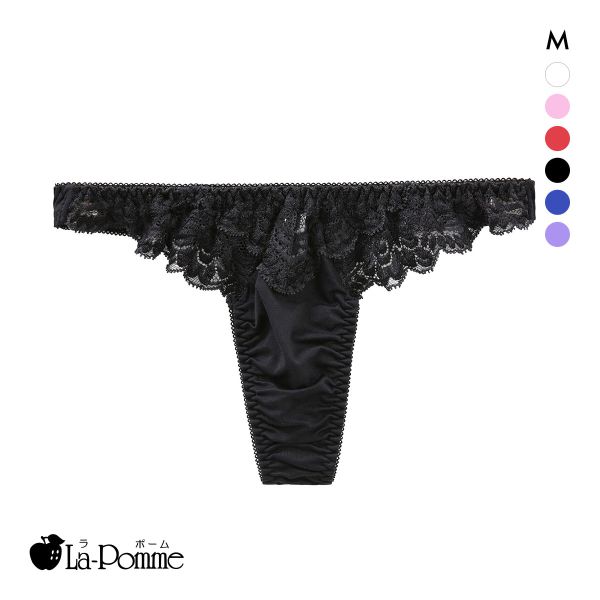 ラポーム レース Tバック ショーツ レディース 日本製 La-Pomme