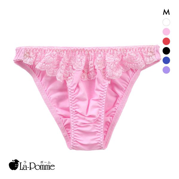 ラポーム レース フルバック ショーツ レディース 日本製 La-Pomme