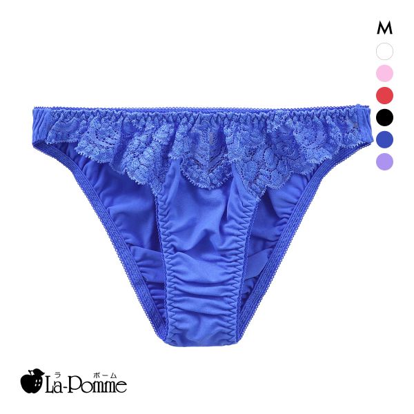 ラポーム レース フルバック ショーツ レディース 日本製 La-Pomme