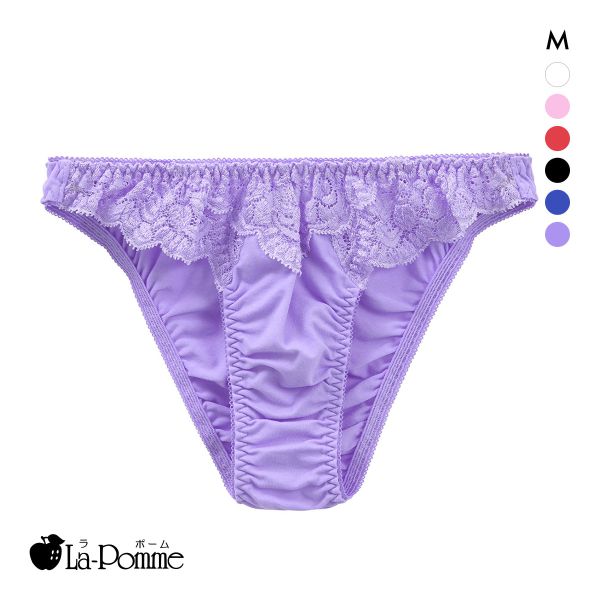 ラポーム レース フルバック ショーツ レディース 日本製 La-Pomme