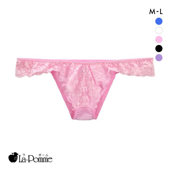 ラポーム レースコンビ ハーフバック ショーツ レディース 日本製 La-Pomme