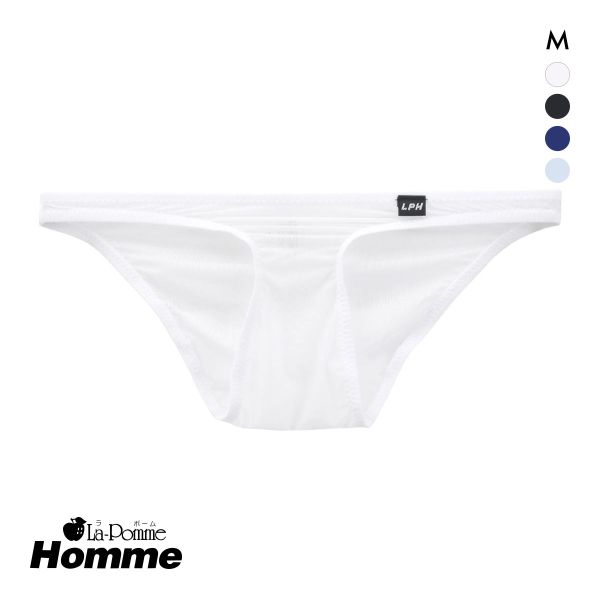 【メール便(3)】 ラポーム オム GUS ローライズ ハーフバック ビキニ 日本製 メンズ 極薄 前とじ La-Pomme Homme 【メール便(3)】 ラポーム オム GUS ローライズ ハーフバック ビキニ 日本製 メンズ 極薄 前とじ La-Pomme Homme