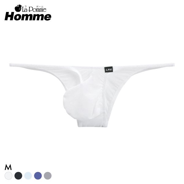 ラポーム オム GUS 極薄 ハーフバック ビキニ メンズ 前閉じ 日本製 La-Pomme Homme