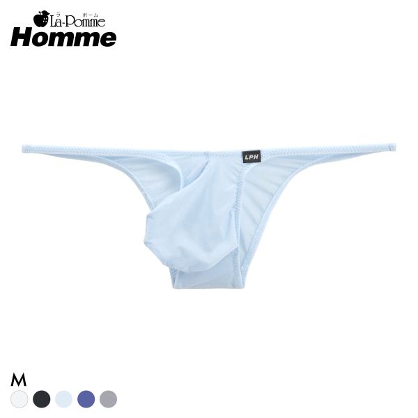 ラポーム オム GUS 極薄 ハーフバック ビキニ メンズ 前閉じ 日本製 La-Pomme Homme