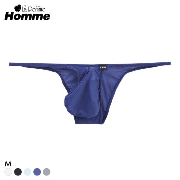 ラポーム オム GUS 極薄 ハーフバック ビキニ メンズ 前閉じ 日本製 La-Pomme Homme
