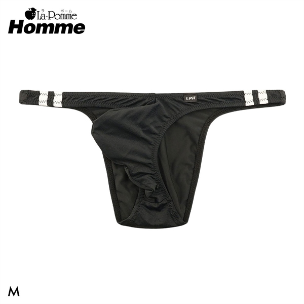 ラポーム オム MFS ブルマ風 マイクロ ハーフバック ビキニ メンズ 前とじ 日本製 La-Pomme Homme