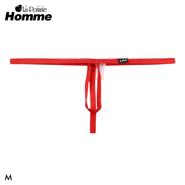 ラポーム オム ピコゴム穴あき Gストリング メンズ Tバック La-Pomme Homme