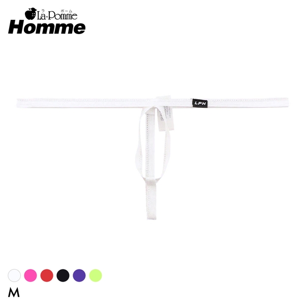 ラポーム オム ピコゴム穴あき Gストリング メンズ Tバック La-Pomme Homme