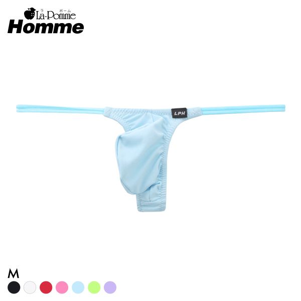 ラポーム オム ダブルループゴム Tバック ビキニ メンズ 日本製 La-Pomme Homme