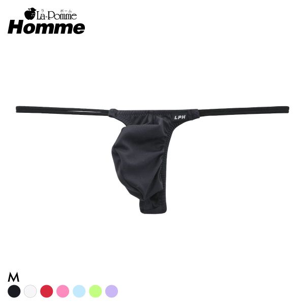 ラポーム オム ダブルループゴム Tバック ビキニ メンズ 日本製 La-Pomme Homme
