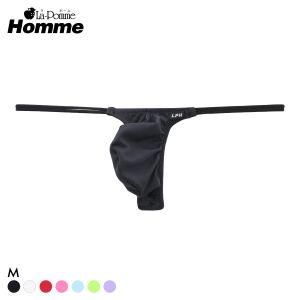 ラポーム オム ダブルループゴム Tバック ビキニ メンズ 日本製 La-Pomme Homme