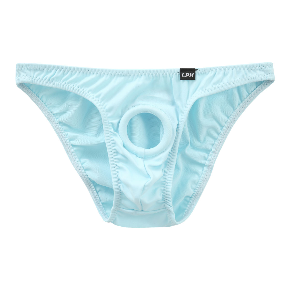 ラポーム オム La-Pomme Homme パワーリング内蔵 フルバック ビキニ メンズ 日本製(TU-ターコイズ-M)
