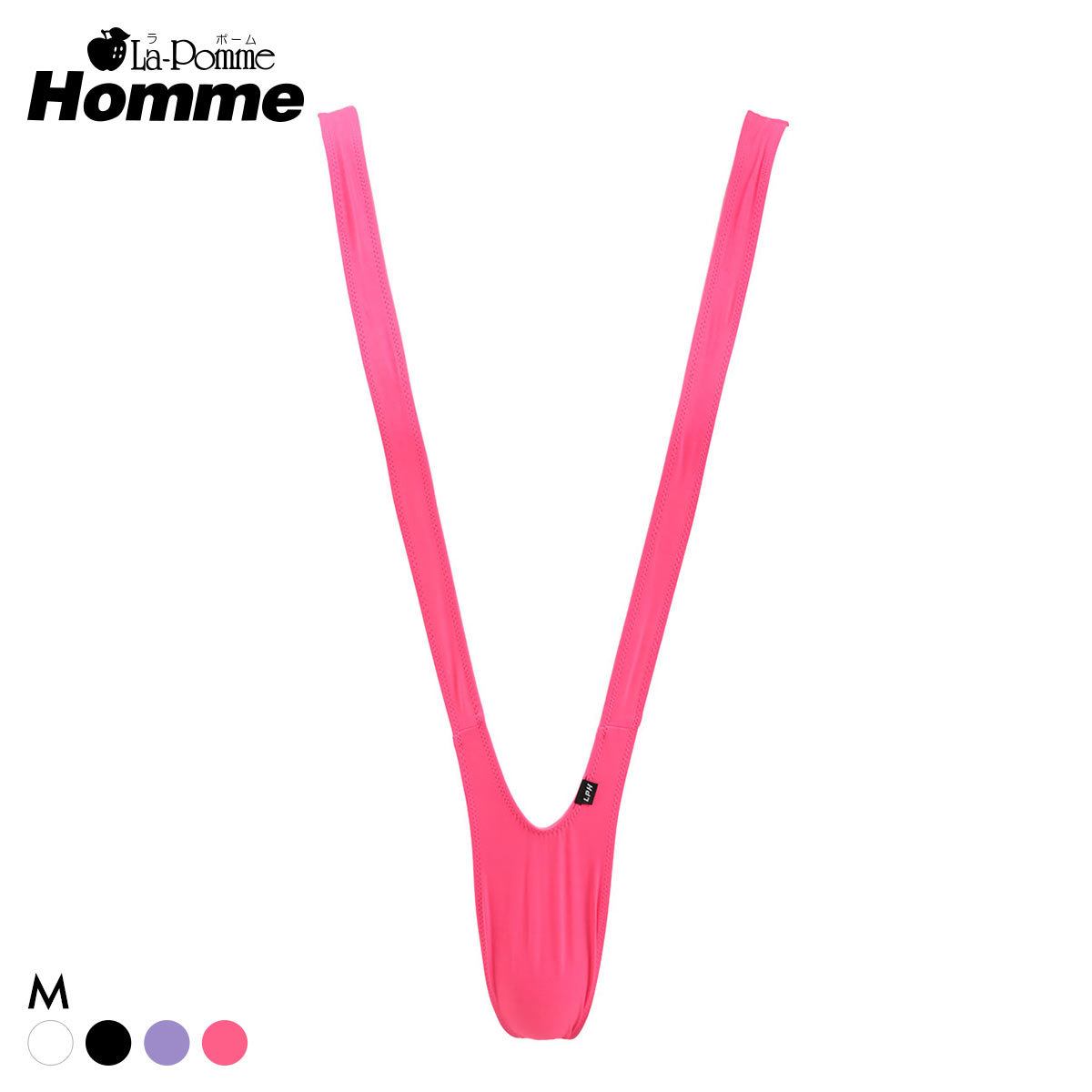 ラポーム オム ショルダーTバック ビキニ メンズ 日本製 La-Pomme Homme(RO-ローズ-M)