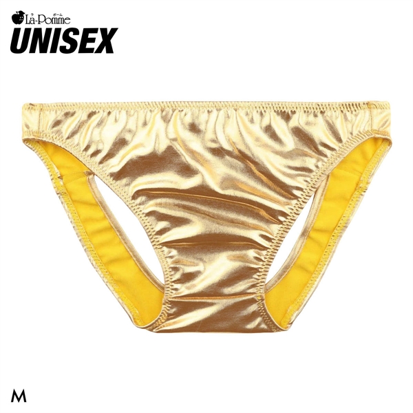 ラポーム ユニセックス メタリック Oバック ショーツ La-Pomme UNISEX 男女兼用