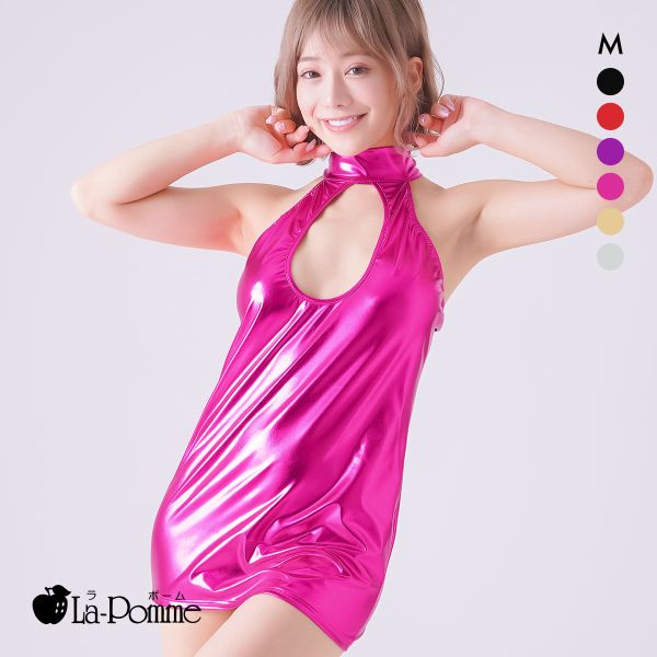 ラポーム チェリーラブ メタリック ボディコン La-Pomme Cherry Love プレイスーツ レディース