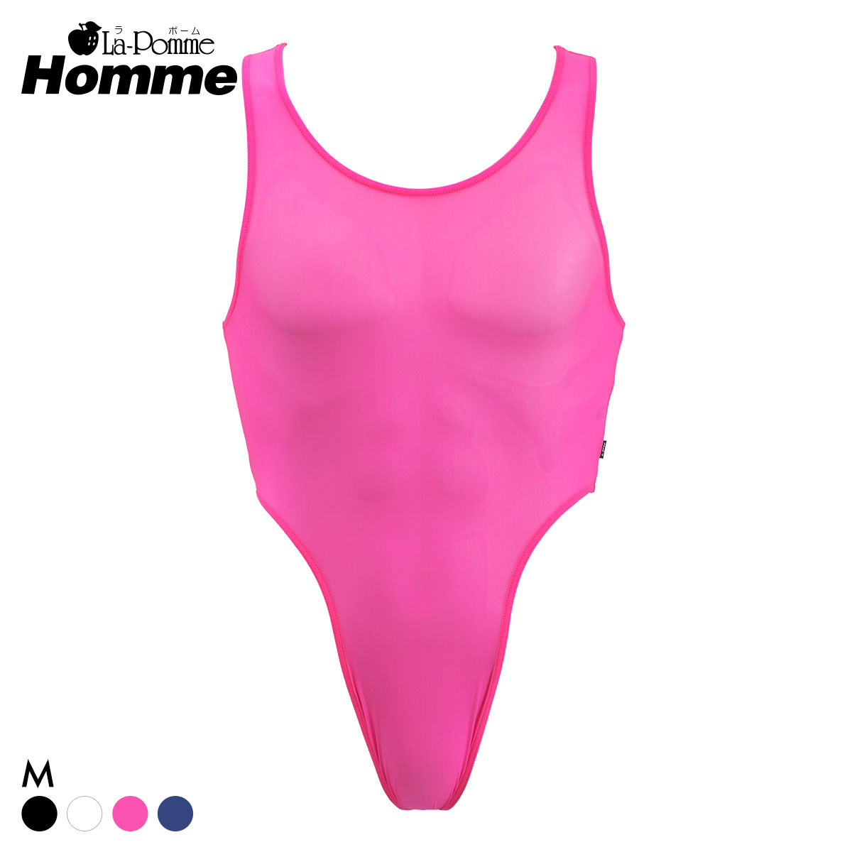 ラポーム オム メンズレオタード 日本製 La-Pomme Homme(RO-ローズ-M)