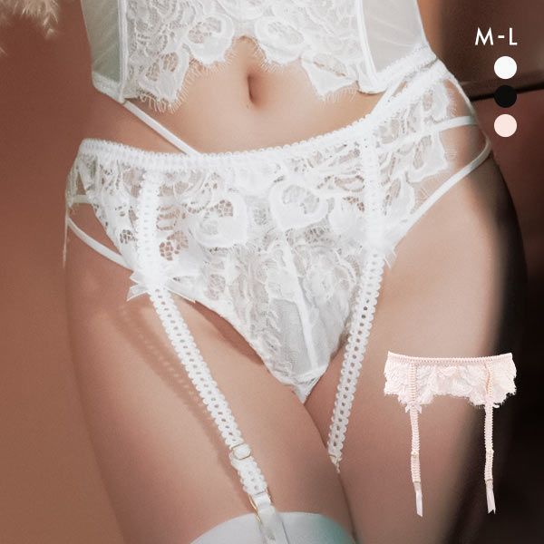 シークレットスタイル Secret Style 総レース ガーターベルト M L ランジェリー