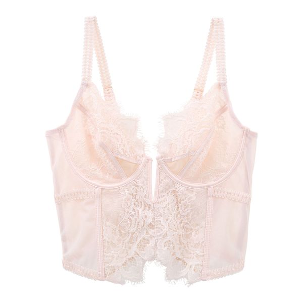 シークレットスタイル Secret Style ノンパテッド ロングブラ S M L LL コルセット トップ ビスチェ 単品