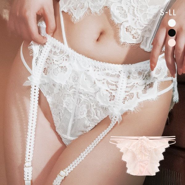 シークレットスタイル Secret Style 総レース ストリングショーツ S M L LL スタンダード ひびきにくい ノーマルショーツ 透け 単品