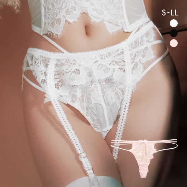 シークレットスタイル Secret Style 総レース ストリング Tバックショーツ S M L LL タンガ ソング ひびきにくい 透け 単品