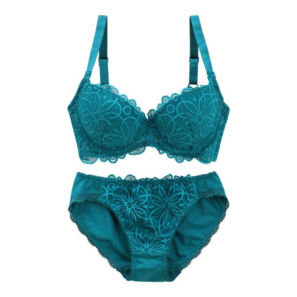 ギャラシー 美乳ブラ 背中すっきり脇高 3/4カップ ブラショーツセット BCDE