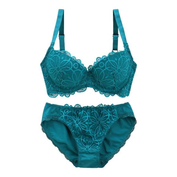 ギャラシー 美乳ブラ 背中すっきり脇高 3/4カップ ブラショーツセット BCDE