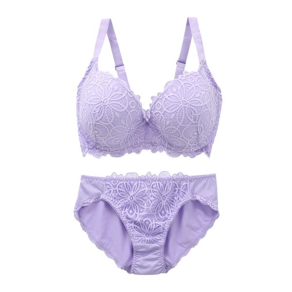 ギャラシー 美乳ブラ 背中すっきり脇高 3/4カップ ブラショーツセット GHI